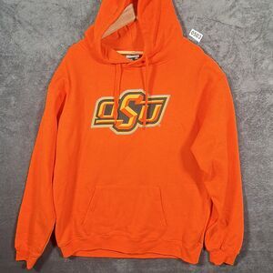 Colosseum Oklahoma State Cowboys Pullover Hoodie Sweatshirt Orange Size 2XL
